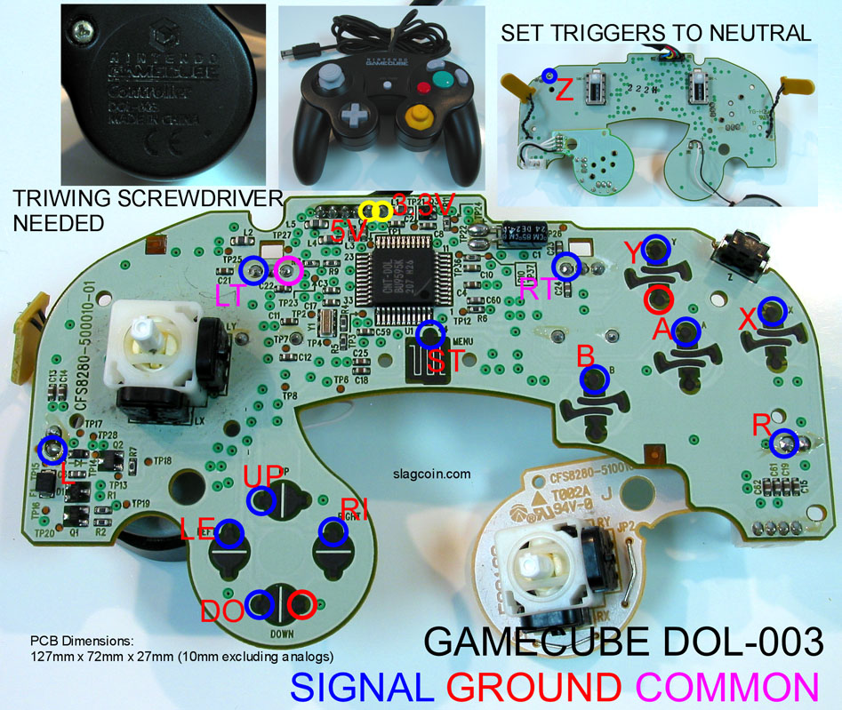 Gamecube Controller Wiring Diagram Right Stick