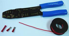 Crimper, Wire, and Connectors